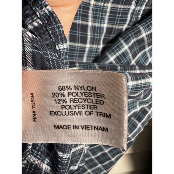 Orvis Tech Active Fit Plaid Long Sleeve Button Down Shirt Men's Size Large - Picture 8 of 11